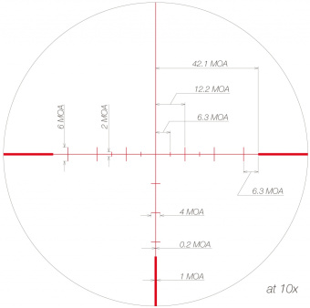 Оптический прицел March 5-32x52 с подсветкой, сетка MTR-FT, клик 1/8MOA (D32V52TI)