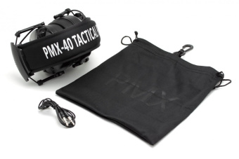 Наушники активные PMX-40 Tactical PRO (black)