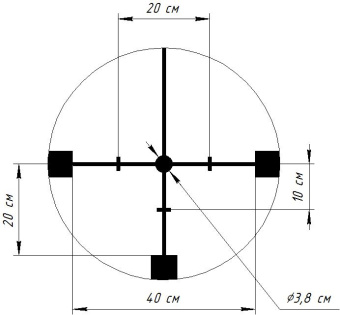 Оптический прицел Dedal DH 1-7x24  (диаметр 30мм), с подсветкой