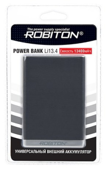 Универсальный внешний аккумулятор ROBITON POWER BANK Li13.4-K 13400 мАч (BL1 150-720)