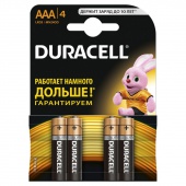 Элемент питания DURACELL LR03 (AAA)  BL4 - упаковка 4шт