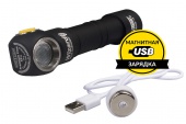  Фонарь Armytek Wizard v3 Magnet USB XP-L 1160 лм (тёплый свет)+18650 Li-Ion