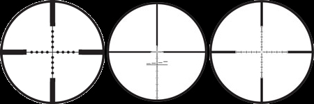 Визирные сетки моделей подзорных труб Leupold Mark 4