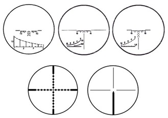 Прицельные сетки для оптических прицелов ПОСП (БелОМО)