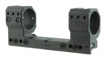 Тактический кронштейн SPUHR D34мм для установки на Picatinny, H38мм, без наклона (SP-4003B) для прицелов BEAST
