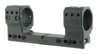 Тактический кронштейн SPUHR D34мм для установки на Picatinny, H38мм, наклон 13MIL/44.4MOA (SP-4803B) для прицелов BEAST