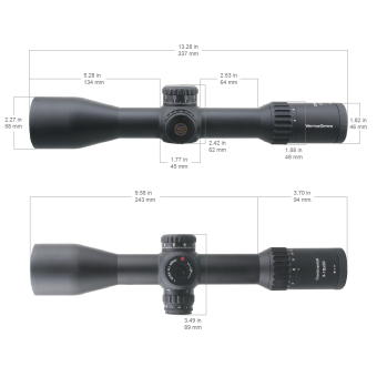 Оптический прицел Vector Optics Continental X6 3-18x50 FFP Tactical ZeroStop 34mm сетка VCT с подсветкой (SCFF-28)