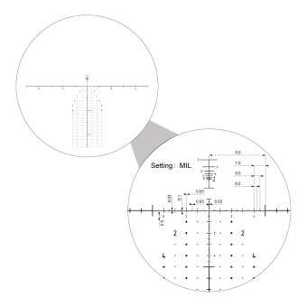 Труба зрительная Vector Optics Continental 12-40x60 ED (SCSS-02) с сеткой