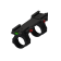 Быстросъёмный моноблочный кронштейн Aimpro на picatinny/weaver D34мм H36мм с уровнем, наклон 20 MOA