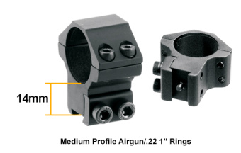 Оптический прицел Leapers UTG 3-9X32 1" Hunter Scope, AO, TF2+, Mil-dot, Airgun Rings SCP-U392AODT2