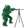 Опора для оружия  FIERYDEER  3 ноги (тренога) Gen.4 камуфляжный, высота до 1.8м, поворот основания на 360º