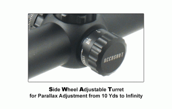 Оптический прицел Leapers UTG 2-7X44 30mm Long Eye Relief Scout Scope, AO, 36-color SCP3-U274LAOIEW