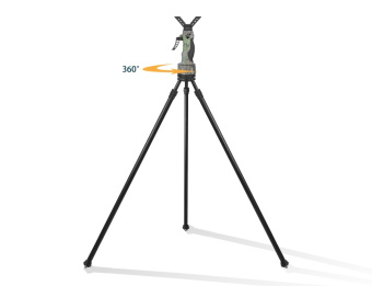Опора для оружия  FIERYDEER  3ноги (тренога) Gen.5  камуфляжный, высота до 1.65м, поворот основания на 360º