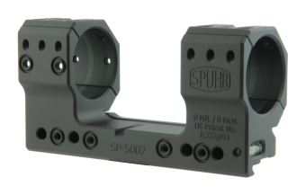 Тактический кронштейн SPUHR D35мм для установки на Picatinny, H38мм, без наклона (SP-5002)