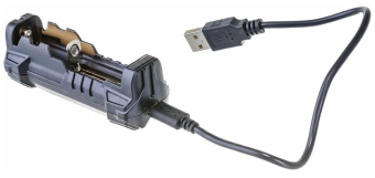 Зарядное устройство Armytek Handy C1 VE / 1 канальное ЗУ / LED индикация / Вход 5V MicroUSB / Выход 2,1A / Powerbank 2,5A / для Li-Ion