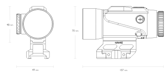 Призматический прицел Hawke Prism Sight 6x36 (5,56 BDC)  12058  