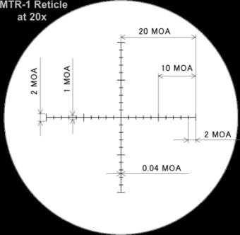 Оптический прицел March 5-50x56 MTR-1 illuminated Reticle # D50V56TI