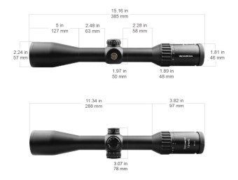 Оптический прицел Vector Optics Continental X6 1.5-9x42 Hunting, сетка L4a, 30 мм, азотозаполненный, с подсветкой  (SCOM-23)