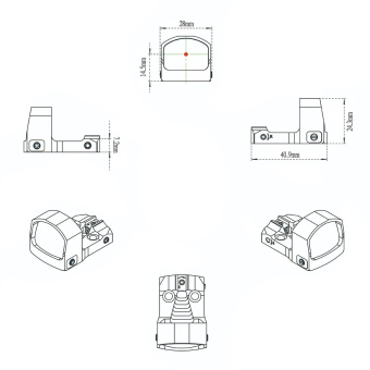 Коллиматорный прицел  Vector Optics FRENZY-S 1x17x24  (SCRD-43)