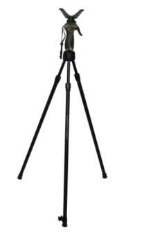 Опора для оружия  FIERYDEER  3 ноги (тренога) Gen.4 камуфляжный, высота до 1.65м, поворот основания на 360º