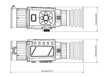 Тепловизионный прицел Hikmicro THUNDER PRO TE25