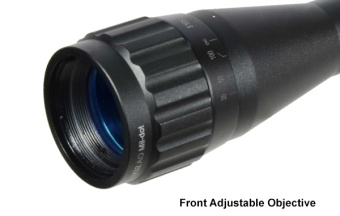 Оптический прицел Leapers UTG 3-9X32 1" Hunter Scope, AO, TF2+, Mil-dot, Airgun Rings SCP-U392AODT2