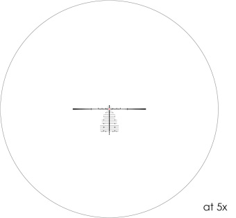 Оптический прицел March 4,5-28x52 с подсветкой FML-TR1 в 1-ой фокальной плоскости, клик 0.1 Mil (D28HV52WFIML)