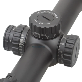 Оптический прицел Vector Optics Taurus 4-24x50 FFP, сетка MPX1, 30мм, тактические барабаны, азотозаполненный, с подсветкой (SCFF-17)