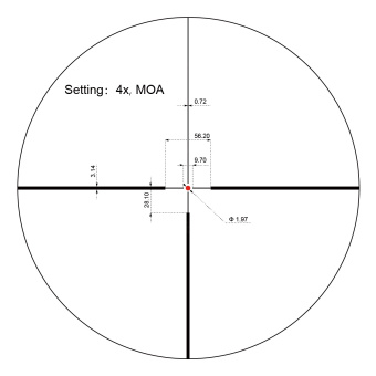 Оптический прицел Vector Optics Continental X8 1-8x24 Hunting ED, 30мм, сетка L4A, азотозаполненый, с подсветкой (SCOC-37)