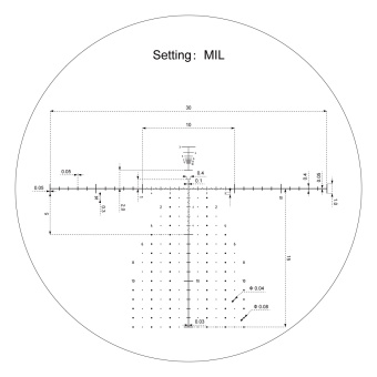 Труба зрительная Vector Optics Continental 20-60x80 ED (SCSS-03) с сеткой
