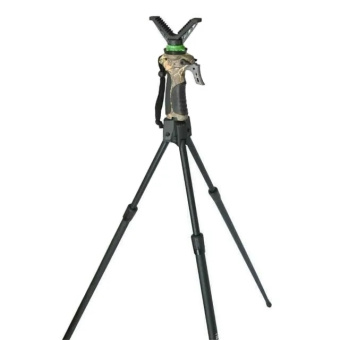 Опора для оружия  FIERYDEER  3 ноги (тренога) Gen.4 камуфляжный, высота до 1.8м, поворот основания на 360º
