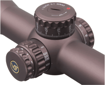 Оптический прицел Vector Optics Continental X6 4-24x56 Ranging FFP, 34 мм, сетка VEC-MBR MIL  (SCFF-39)
