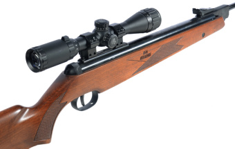 Оптический прицел Leapers UTG 3-9X32 1" Hunter Scope, AO, TF2+, Mil-dot, Airgun Rings SCP-U392AODT2