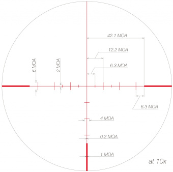 Оптический прицел March 5-50x56 с подсветкой, сетка MTR-FT, клик 1/8MOA (D50V56TI)