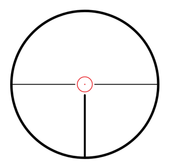 Оптический прицел Hawke Vantage WA 30 1-8x24 IR (Circle Dot) (подсветка красным)  широкоугольный  (14401)         