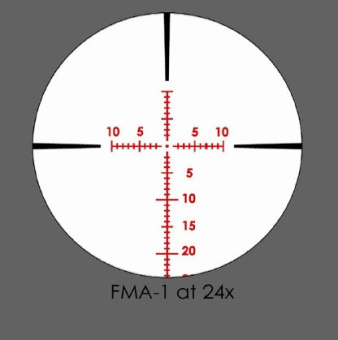 Оптический прицел March 3-24x52 FFP 30mm Illuminated FMA-1 Reticle # D24V52FIMA