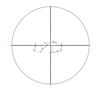 Оптический прицел Falke Hunter 1-8х24, сетка Mildot, труба 30мм
