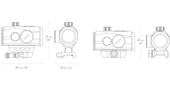 Коллиматорный прицел Endurance 1x30 Weaver Red Dot 3MOA 12128