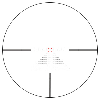 Оптический прицел Vector Optics Constantine 1-8x24, сетка EHT Mil, 30мм, широкоугольный, азотозаполненный,подсветка красным (SCOC-27)