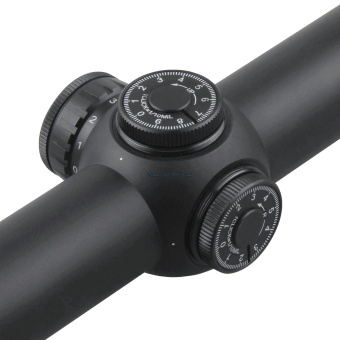 Оптический прицел Vector Optics Constantine 1-8x24 FFP, сетка EHT Mil, 30мм, широкоугольный, азотозаполненный,подсветка красным (SCFF-32)