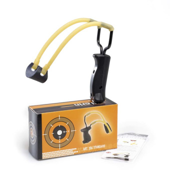 304В_Рогатка металлическая (мод. Standart) в коробке-мишени