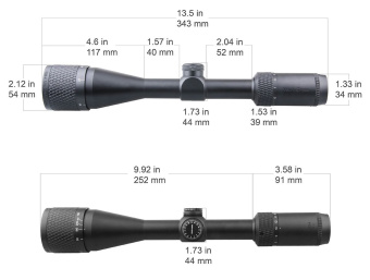 Оптический прицел Vector Optics Matiz 6-18x44 AO, сетка 22LR Rimfire, 25,4 мм, азотозаполненный, без подсветки (SCOL-28)