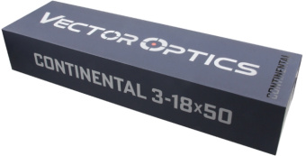 Оптический прицел Vector Optics Continental X6 3-18x50, сетка MOA, 30 мм, азотозаполненный,с подсветкой  (SCOL-X21)