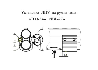 ЛЦУ-ОМ-3L-4 ИЖ-27, ТОЗ-34