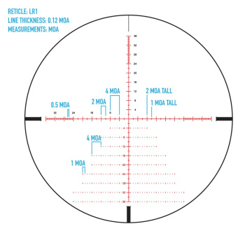 Оптический прицел Sightmark Citadel 3-18x50 LR2 подсветка сетки, водонепроницаемый  (SM13039LR2)   ***новинка***