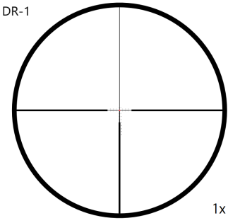 Оптический прицел March 1-10x24 Shorty с подсветкой, сетка DR-1 в 1-ой фокальной плоскости, клик 0.1MIL (D10SV24FIML)
