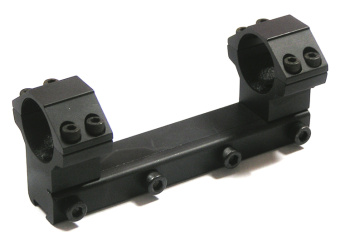 Кронштейн-моноблок 12/25.4/36L на Ласточкин хвост (призма 12 мм), высокие кольца