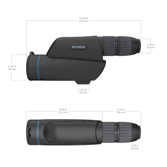 Труба зрительная Vector Optics Continental 20-60x80 ED (SCSS-03) с сеткой