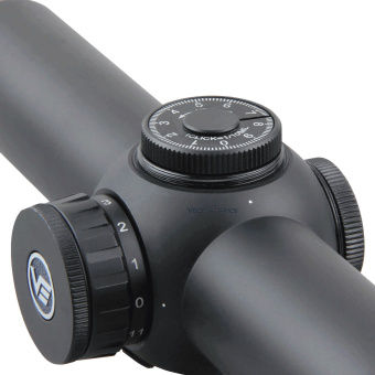 Оптический прицел Vector Optics Constantine 1-8x24 FFP, сетка EHT Mil, 30мм, широкоугольный, азотозаполненный,подсветка красным (SCFF-32)