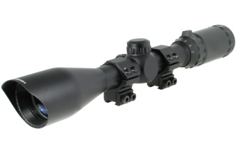 Оптический прицел Leapers 3-9x40 True Hunter Classic TF2+, сетка Mil-dot + кольца на 11мм (SCP-U394FDT2)